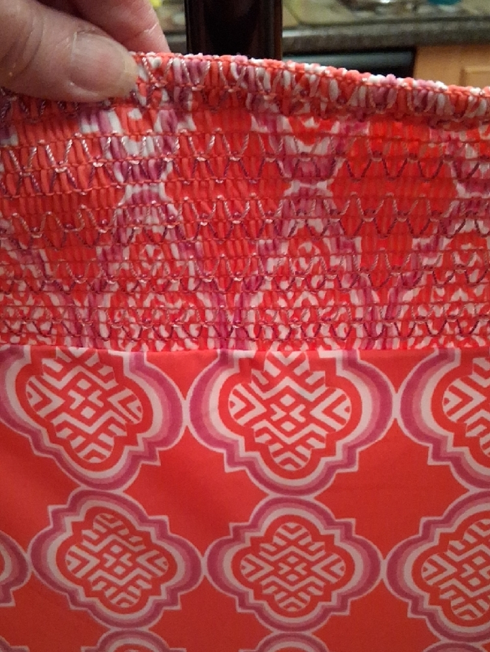 Cabana Life Pink Coral Off-Shoulder Tassel-Hem Mini Dress - Picture 11 of 16